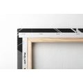 CANVAS PRINT ABSTRACT GEOMETRY IN BLACK AND WHITE - BLACK AND WHITE PICTURES - PICTURES