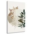 CANVAS PRINT BOHEMIAN PLANTS - PICTURES OF TREES AND LEAVES - PICTURES