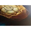 CANVAS PRINT BLUE-GOLD SNAKE - PICTURES LORDS OF THE ANIMAL KINGDOM - PICTURES