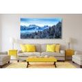 CANVAS PRINT FROZEN MOUNTAINS - PICTURES OF NATURE AND LANDSCAPE - PICTURES