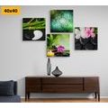 CANVAS PRINT SET WITH A TOUCH OF PEACE - SET OF PICTURES - PICTURES