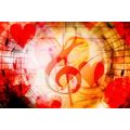 CANVAS PRINT LOVE OF MUSIC - PICTURES LOVE{% if product.category.pathNames[0] != product.category.name %} - PICTURES{% endif %}