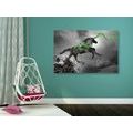 CANVAS PRINT HORSE IN A UNIQUE DESIGN - PICTURES OF ANIMALS - PICTURES