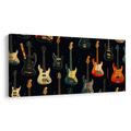 WANDBILD VINTAGE GITARRENMOTIV - MUSIKBILDER - BILDER