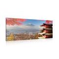 CANVAS PRINT AUTUMN IN JAPAN - PICTURES OF CITIES - PICTURES