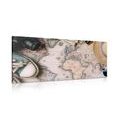 CANVAS PRINT FOR TRAVELERS - PICTURES OF MAPS - PICTURES