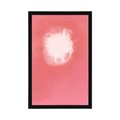POSTER PINK AND WHITE ABSTRACTION - MOTIFS FROM OUR WORKSHOP - POSTERS