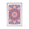 POSTER WITH MOUNT HYPNOTIC MANDALA - FENG SHUI - POSTERS