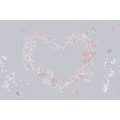 SELF ADHESIVE WALLPAPER FOLKLORE HEART WITH A TOUCH OF SPRING - SELF-ADHESIVE WALLPAPERS - WALLPAPERS