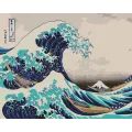 MALEN NACH ZAHLEN KATUSHIKA HOKUSAI - DIE GROSSE WELLE VOR KANAGAWA - REPRODUKTION VERSCHIEDENER KÜNSTLER - MALEN NACH ZAHLEN