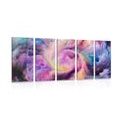 5-PIECE CANVAS PRINT COLOR SPIRAL - ABSTRACT PICTURES{% if product.category.pathNames[0] != product.category.name %} - PICTURES{% endif %}
