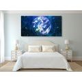 CANVAS PRINT PLANET EARTH - PICTURES OF SPACE AND STARS - PICTURES