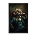 POSTER TIERISCHER GANGSTER KATER - POSTER - 🔥 TOTALAUSVERKAUF