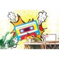 SELF ADHESIVE WALLPAPER POP ART CASSETTE - SELF-ADHESIVE WALLPAPERS - WALLPAPERS