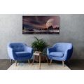 CANVAS PRINT FUTURISTIC PLANET - PICTURES OF SPACE AND STARS - PICTURES