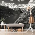 SELF ADHESIVE WALL MURAL PARK PATAGONIA IN ARGENTINA IN BLACK AND WHITE - SELF-ADHESIVE WALLPAPERS - WALLPAPERS