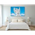 CANVAS PRINT CARING ANGEL IN THE SKY - PICTURES OF ANGELS - PICTURES