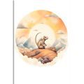 CANVAS PRINT DREAMY WORLD OF A DINOSAUR - DREAMY LITTLE ANIMALS - PICTURES