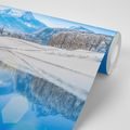 SELF ADHESIVE WALL MURAL SNOWY LANDSCAPE IN THE ALPS - SELF-ADHESIVE WALLPAPERS - WALLPAPERS