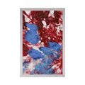 POSTER WATERCOLOR IN AN ABSTRACT DESIGN - ABSTRACT AND PATTERNED - POSTERS