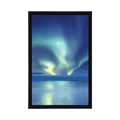 POSTER NORTHERN LIGHTS OVER THE OCEAN - NATURE - POSTERS