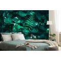 SELF ADHESIVE WALL MURAL FRESH TROPICAL LEAVES - SELF-ADHESIVE WALLPAPERS - WALLPAPERS