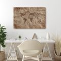 WANDBILD ANTIKE WELTKARTE - WELTKARTEN ALS BILDER - BILDER