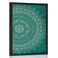 POSTER HANDGEMALTES MANDALA - FENG SHUI - POSTER