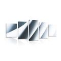 5-PIECE CANVAS PRINT DECENT ABSTRACTION - ABSTRACT PICTURES{% if product.category.pathNames[0] != product.category.name %} - PICTURES{% endif %}