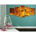 5-PIECE CANVAS PRINT ABSTRACT FOREST - ABSTRACT PICTURES{% if product.category.pathNames[0] != product.category.name %} - PICTURES{% endif %}