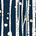 SELF ADHESIVE WALLPAPER MYSTERIOUS BIRCH TREES - SELF-ADHESIVE WALLPAPERS - WALLPAPERS