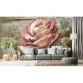 WALL MURAL ELEGANT VINTAGE ROSE - WALLPAPERS VINTAGE AND RETRO - WALLPAPERS