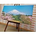 CANVAS PRINT MOUNT FUJI - PICTURES OF NATURE AND LANDSCAPE - PICTURES