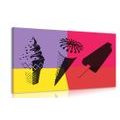 CANVAS PRINT SUMMER POP ART - POP ART PICTURES - PICTURES