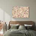 WANDBILD ZARTE BLUMEN-AQUARELLE - BILDER BLUMEN - BILDER