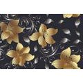 SELF ADHESIVE WALLPAPER LUXURIOUS GOLDEN LILY - SELF-ADHESIVE WALLPAPERS{% if product.category.pathNames[0] != product.category.name %} - WALLPAPERS{% endif %}