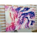 CANVAS PRINT WOMAN IN A FANTASY DESIGN - PICTURES OF PEOPLE - PICTURES