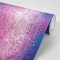 TAPETA INDICKÁ MANDALA S GALAKTICKÝM POZADÍM - TAPETY FENG SHUI - TAPETY