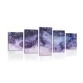 5-PIECE CANVAS PRINT ABSTRACTION OF THE NIGHT SKY - ABSTRACT PICTURES - PICTURES