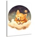 CANVAS PRINT DREAMY DOG - DREAMY LITTLE ANIMALS - PICTURES