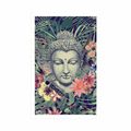 POSTER BUDDHA ON AN EXOTIC BACKGROUND - FENG SHUI - POSTERS