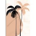 CANVAS PRINT ABSTRACT BOTANICAL PALM SHAPES - PICTURES OF ABSTRACT SHAPES - PICTURES