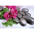 SELF ADHESIVE WALL MURAL BLOOMING ORCHID AND WELLNESS STONES - SELF-ADHESIVE WALLPAPERS - WALLPAPERS