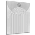 SLIKA MODERNA SIVA DUGA MID-CENTURY - APSTRAKTNE SLIKE - SLIKE