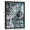 POSTER DANDELION WITH ABSTRACT ELEMENTS - FLOWERS - POSTERS