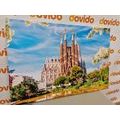 QUADRO DELLA CATTEDRALE DI BARCELLONA - QUADRI CITTÀ - QUADRI