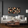 WANDBILD STILVOLLE VINYLKREISE - MUSIKBILDER - BILDER