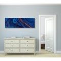 CANVAS PRINT BLUE ABSTRACTION - ABSTRACT PICTURES - PICTURES