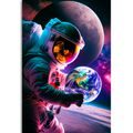 CANVAS PRINT ASTRONAUT ON A SPACE EXPEDITION - PICTURES OF ASTRONAUT - PICTURES