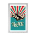 PLAKAT Z PASSE-PARTOUT W STYLU RETRO - VINTAGE I RETRO - PLAKATY